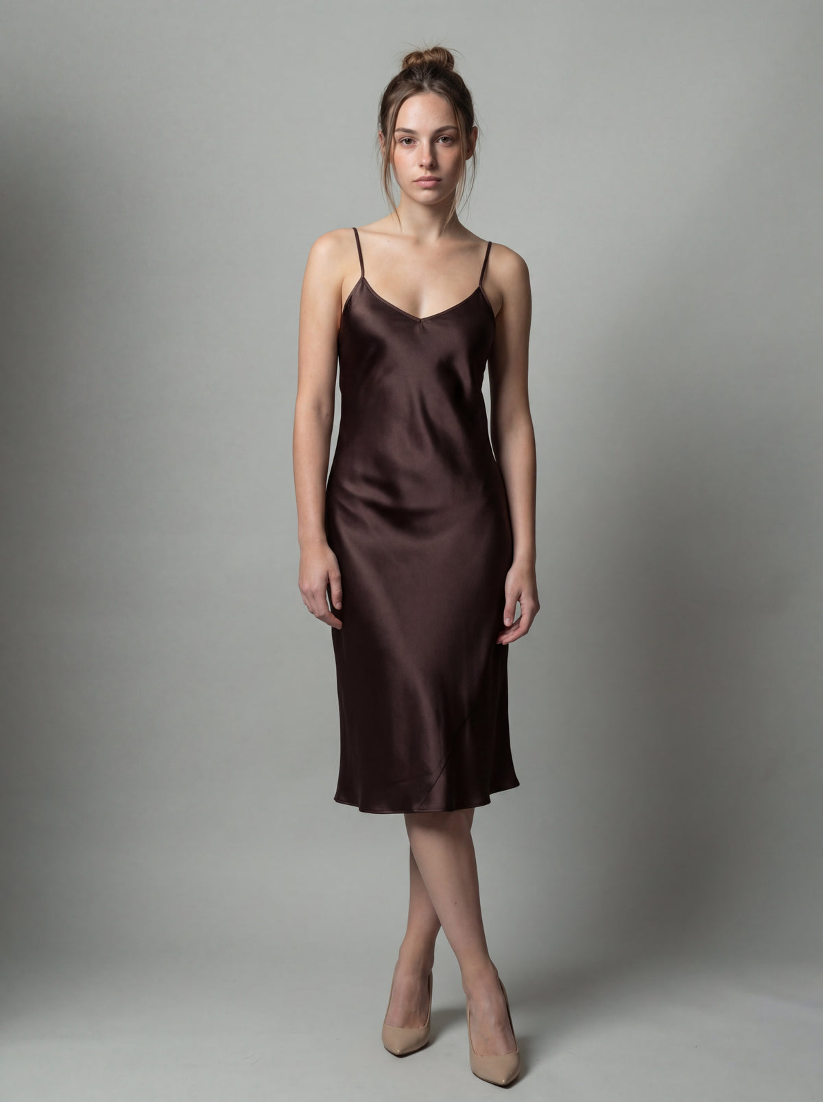 Silk slip dress