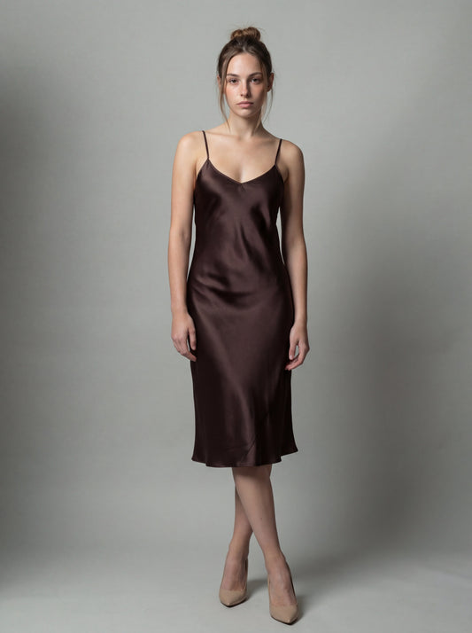Silk slip dress