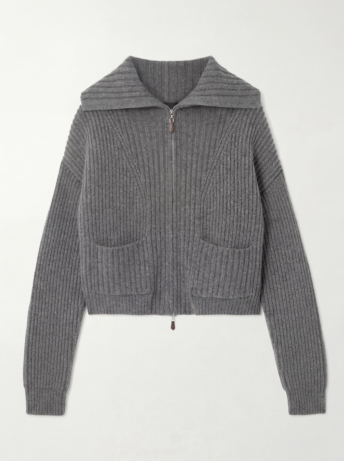 Ribbed knit cardigan