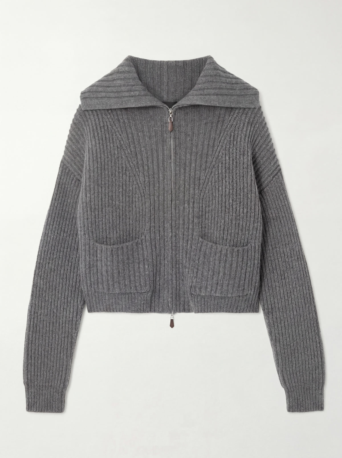 Ribbed knit cardigan